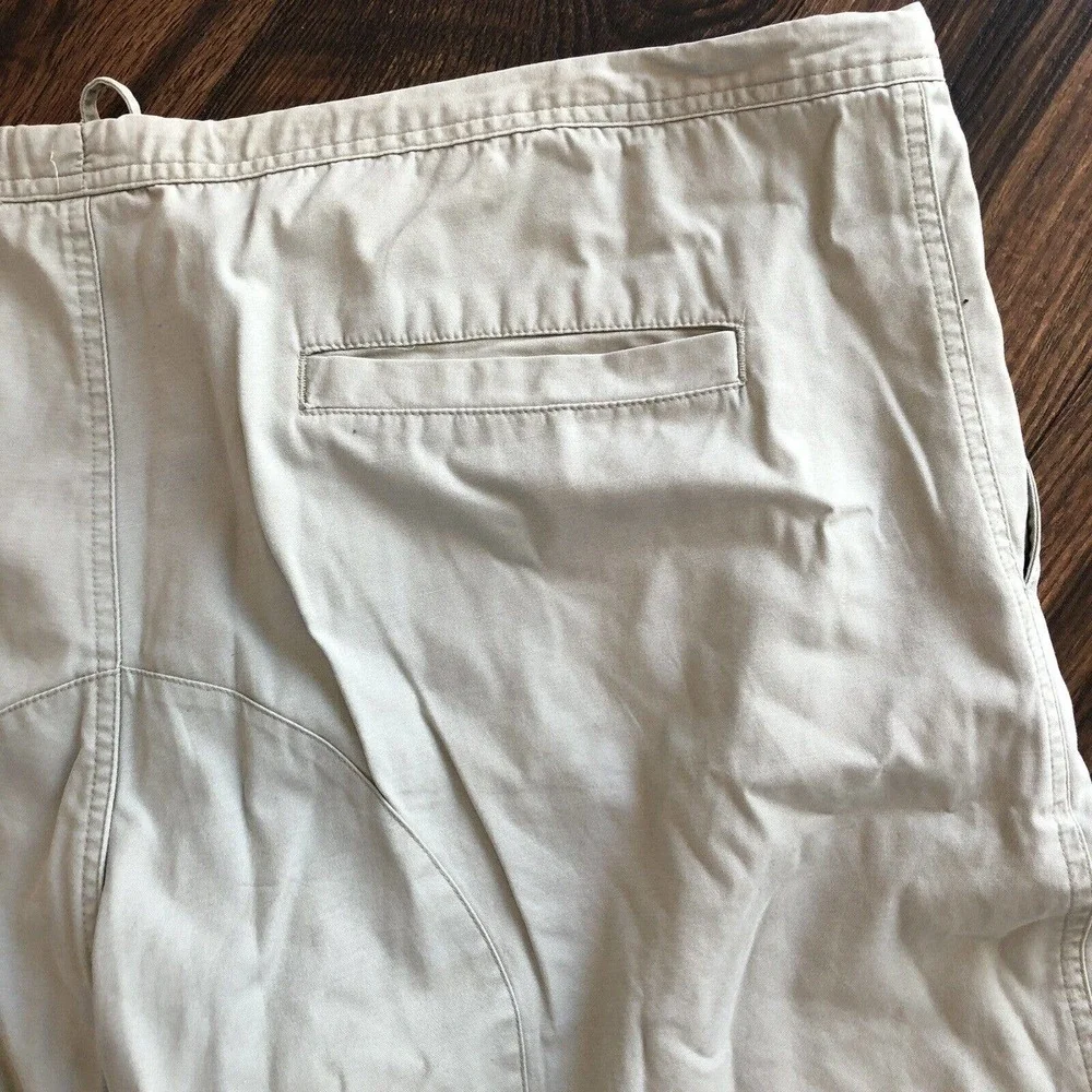 Vintage Nike Tan Khaki Pants Draw String Pockets XL Late 90s Athletic Leisure￼